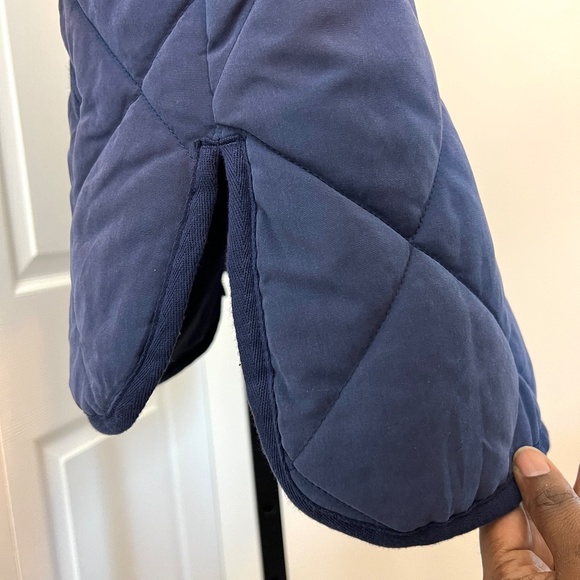 Old Navy Collarless Quilted Jacket Size Large - Picture 3 of 10